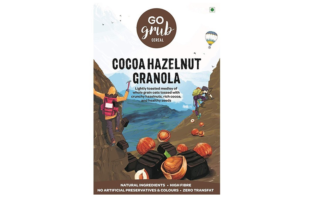 Go Grub Cocoa Hazelnut Granola    Box  30 grams
